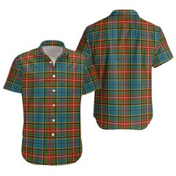 ScotsTee Shop Scottish Beattie Ancient Clan Crest Personalized Tartan Short Sleeve Shirt