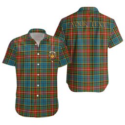 ScotsTee Shop Scottish Beattie Ancient Clan Crest Personalized Tartan Short Sleeve Shirt
