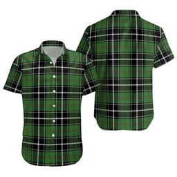 ScotsTee Shop Scottish Cleghorn Ancient Clan Crest Personalized Tartan Short Sleeve Shirt