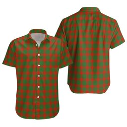 ScotsTee Shop Scottish Donachie Ancient Clan Crest Personalized Tartan Short Sleeve Shirt