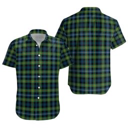 ScotsTee Shop Scottish Dyce Modern Clan Crest Personalized Tartan Short Sleeve Shirt