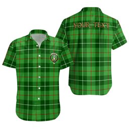 ScotsTee Shop Scottish Clephan (or Clephane) Clan Crest Personalized Tartan Short Sleeve Shirt