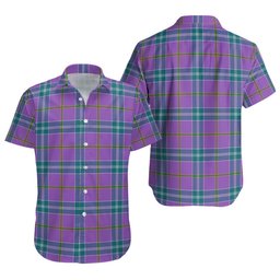 ScotsTee Shop Scottish Jackson Ancient Clan Crest Personalized Tartan Short Sleeve Shirt