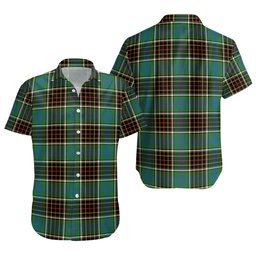 ScotsTee Shop Scottish Hislop #2 Ancient Clan Crest Personalized Tartan Short Sleeve Shirt