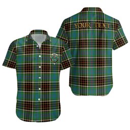 ScotsTee Shop Scottish Hislop #2 Ancient Clan Crest Personalized Tartan Short Sleeve Shirt