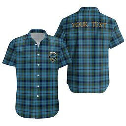 ScotsTee Shop Scottish Leith District Modern Clan Crest Personalized Tartan Short Sleeve Shirt