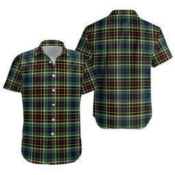 ScotsTee Shop Scottish Hislop #2 Modern Clan Crest Personalized Tartan Short Sleeve Shirt
