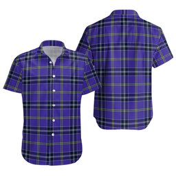 ScotsTee Shop Scottish Jackson Modern Clan Crest Personalized Tartan Short Sleeve Shirt
