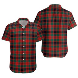 ScotsTee Shop Scottish Fulton 1999 Modern Clan Crest Personalized Tartan Short Sleeve Shirt