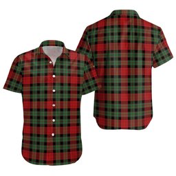 ScotsTee Shop Scottish Murdoch Modern Clan Crest Personalized Tartan Short Sleeve Shirt