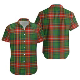 ScotsTee Shop Scottish MacWhirter Ancient Clan Crest Personalized Tartan Short Sleeve Shirt