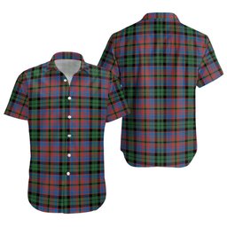 ScotsTee Shop Scottish MacInroy Ancient Clan Crest Personalized Tartan Short Sleeve Shirt