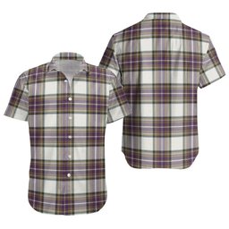 ScotsTee Shop Scottish Richards (Pritchard) Weathered Clan Crest Personalized Tartan Short Sleeve Shirt