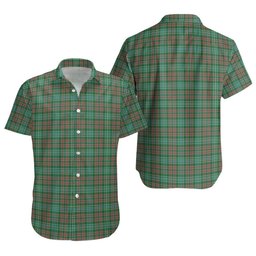 ScotsTee Shop Scottish Ralston US Ancient Clan Crest Personalized Tartan Short Sleeve Shirt