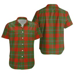 ScotsTee Shop Scottish Strang Ancient Clan Crest Personalized Tartan Short Sleeve Shirt