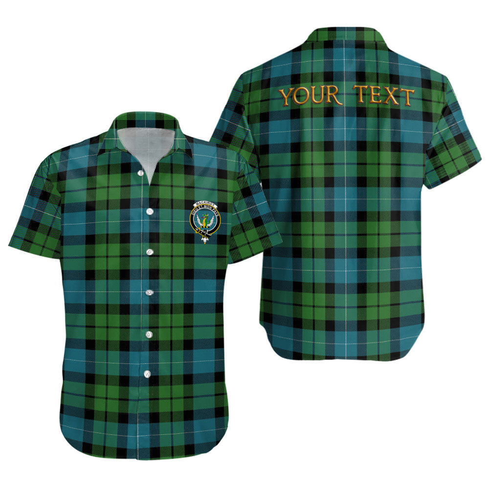 ScotsTee Shop Scottish MacKirdy Ancient Clan Crest Personalized Tartan Short Sleeve Shirt