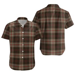 ScotsTee Shop Scottish MacDiarmid Weathered Clan Crest Personalized Tartan Short Sleeve Shirt