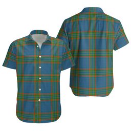 ScotsTee Shop Scottish Ralston UK Ancient Clan Crest Personalized Tartan Short Sleeve Shirt