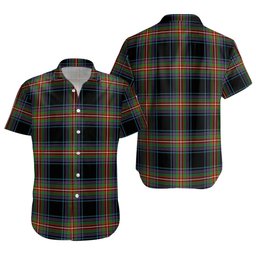 ScotsTee Shop Scottish Watt (Wate) Ancient Clan Crest Personalized Tartan Short Sleeve Shirt