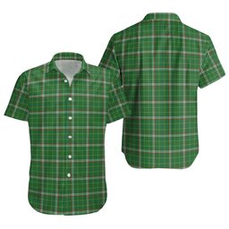 ScotsTee Shop Scottish Toshach Ancient Clan Crest Personalized Tartan Short Sleeve Shirt