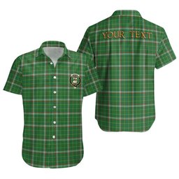 ScotsTee Shop Scottish Toshach Ancient Clan Crest Personalized Tartan Short Sleeve Shirt