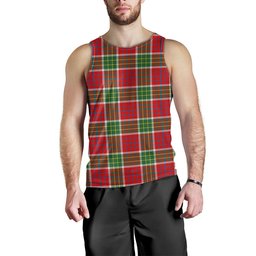 ScotsTee Shop Scottish Blackie Modern Clan Crest Personalized Tartan Tank Top for Men
