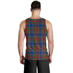 ScotsTee Shop Scottish Beattie Modern Clan Crest Personalized Tartan Tank Top for Men