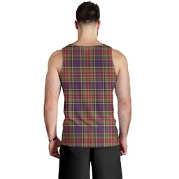 ScotsTee Shop Scottish Beattie Weathered Clan Crest Personalized Tartan Tank Top for Men