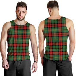 ScotsTee Shop Scottish Blackstock Hunting Modern Clan Crest Personalized Tartan Tank Top for Men