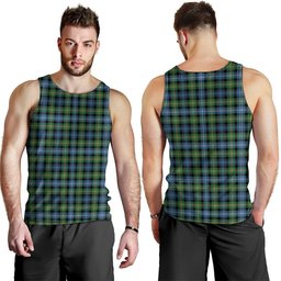 ScotsTee Shop Scottish Dyce Ancient Clan Crest Personalized Tartan Tank Top for Men
