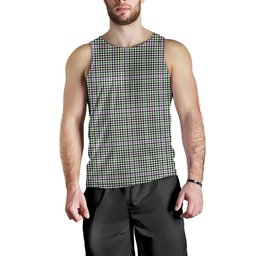 ScotsTee Shop Scottish Halliday (Holliday) Ancient Clan Crest Personalized Tartan Tank Top for Men