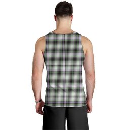 ScotsTee Shop Scottish Halliday (Holliday) Ancient Clan Crest Personalized Tartan Tank Top for Men