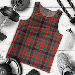 ScotsTee Shop Scottish Fulton 1999 Modern Clan Crest Personalized Tartan Tank Top for Men