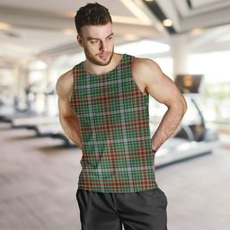 ScotsTee Shop Scottish Gayre Ancient Clan Crest Personalized Tartan Tank Top for Men