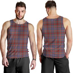 ScotsTee Shop Scottish MacCall Weathered Clan Crest Personalized Tartan Tank Top for Men