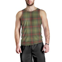 ScotsTee Shop Scottish Symington Weathered Clan Crest Personalized Tartan Tank Top for Men