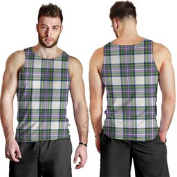 ScotsTee Shop Scottish Richards (Pritchard) Ancient Clan Crest Personalized Tartan Tank Top for Men