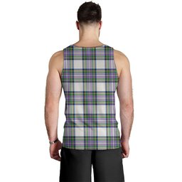 ScotsTee Shop Scottish Richards (Pritchard) Ancient Clan Crest Personalized Tartan Tank Top for Men