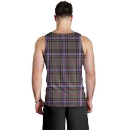 ScotsTee Shop Scottish Paisley Drennan (Drennan Drennan) Weathered Clan Crest Personalized Tartan Tank Top for Men