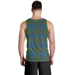 ScotsTee Shop Scottish Ralston UK Ancient Clan Crest Personalized Tartan Tank Top for Men