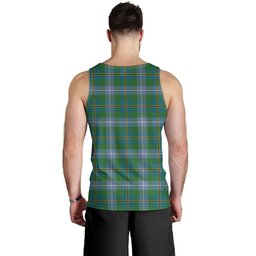 ScotsTee Shop Scottish Porteous Ancient Clan Crest Personalized Tartan Tank Top for Men