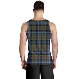 ScotsTee Shop Scottish Paisley Drennan (Drennan Drennan) Modern Clan Crest Personalized Tartan Tank Top for Men