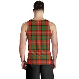 ScotsTee Shop Scottish Nisbet (Nisbit) Ancient Clan Crest Personalized Tartan Tank Top for Men