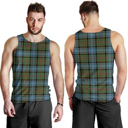 ScotsTee Shop Scottish Paisley Drennan (Drennan Drennan) Ancient Clan Crest Personalized Tartan Tank Top for Men