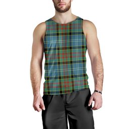 ScotsTee Shop Scottish Walkinshaw Clan Crest Personalized Tartan Tank Top for Men