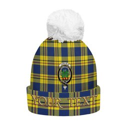 ScotsTee Shop Scottish Carlisle (Carlill) Modern Clan Crest Tartan Bobble Beanie Hat