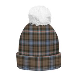 ScotsTee Shop Scottish Gammell Weathered Clan Crest Tartan Bobble Beanie Hat