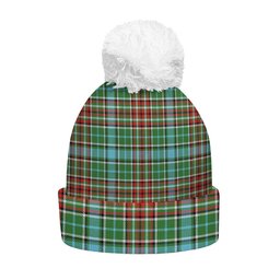 ScotsTee Shop Scottish Gayre Modern Clan Crest Tartan Bobble Beanie Hat
