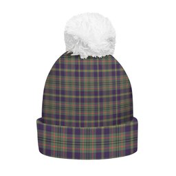 ScotsTee Shop Scottish Tailyour Weathered Clan Crest Tartan Bobble Beanie Hat