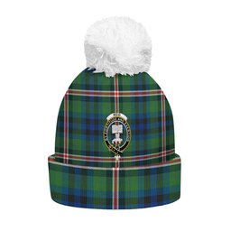 ScotsTee Shop Scottish Reid (Mill City) Modern Clan Crest Tartan Bobble Beanie Hat